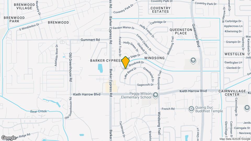 18163 Brooknoll Dr Map and Location Details