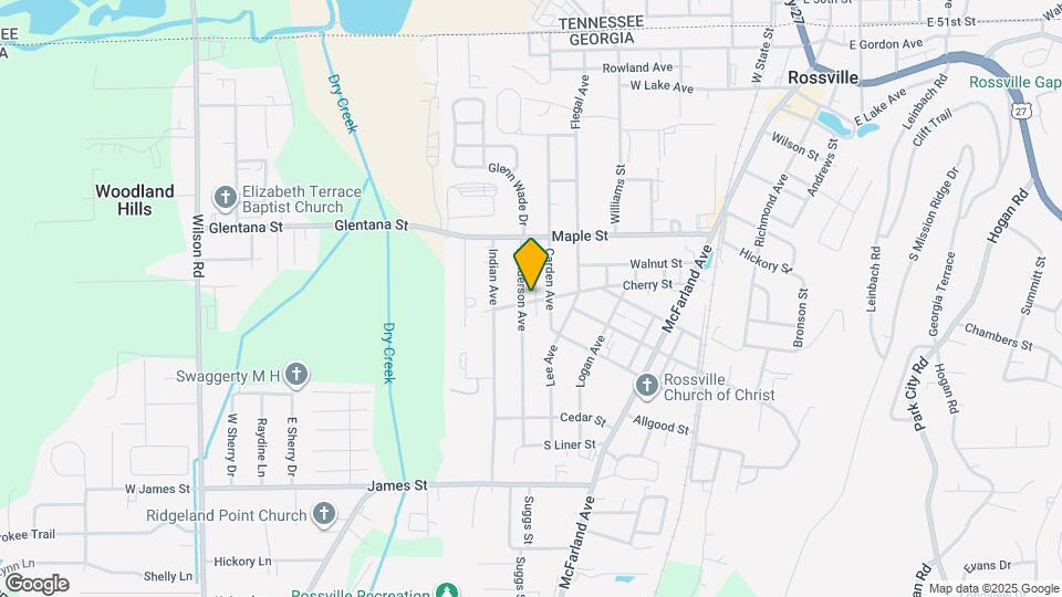 726 Henderson Ave Map and Location Details