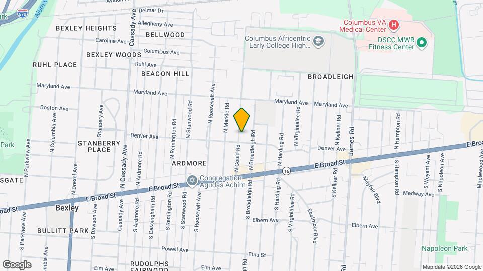 124 N Gould Rd Map and Location Details