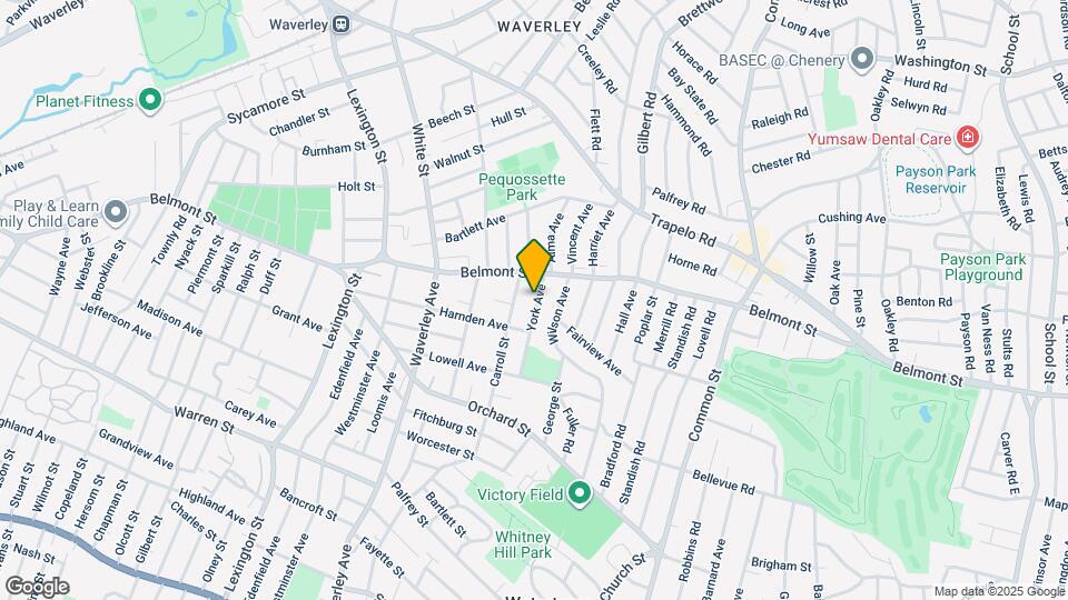 21 York Ave Map and Location Details