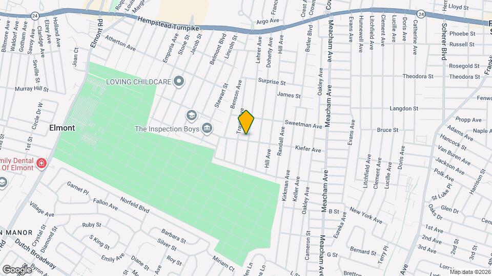 312 Lehrer Ave Map and Location Details