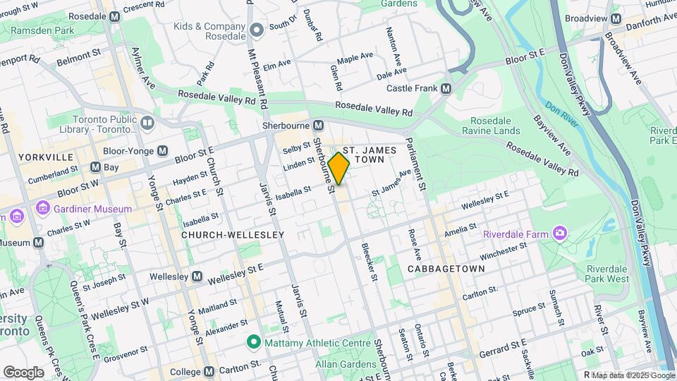 561 Sherbourne St Map and Location Details