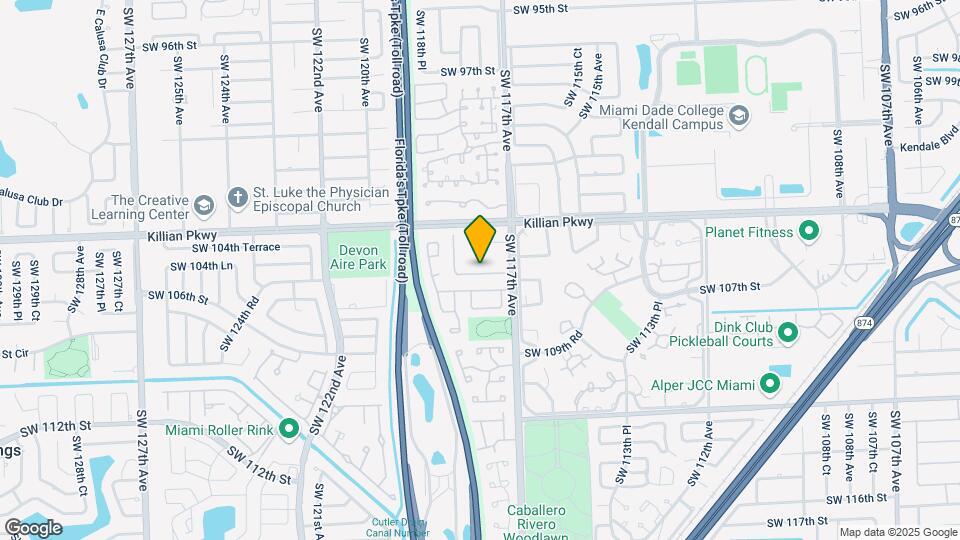 11729 SW 106th Terrace Map and Location Details