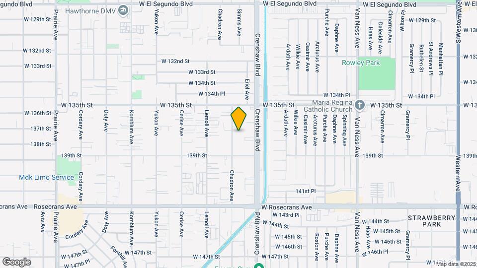 13640 Chadron Ave Map and Location Details