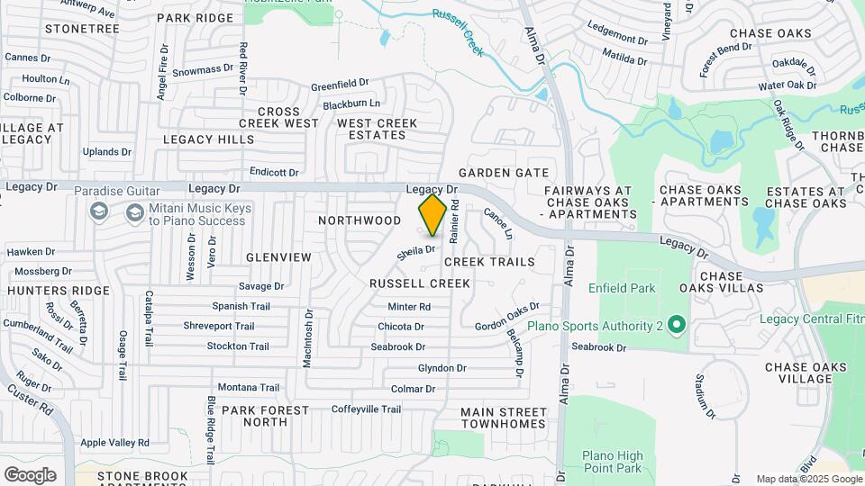 1325 Sheila Dr Map and Location Details