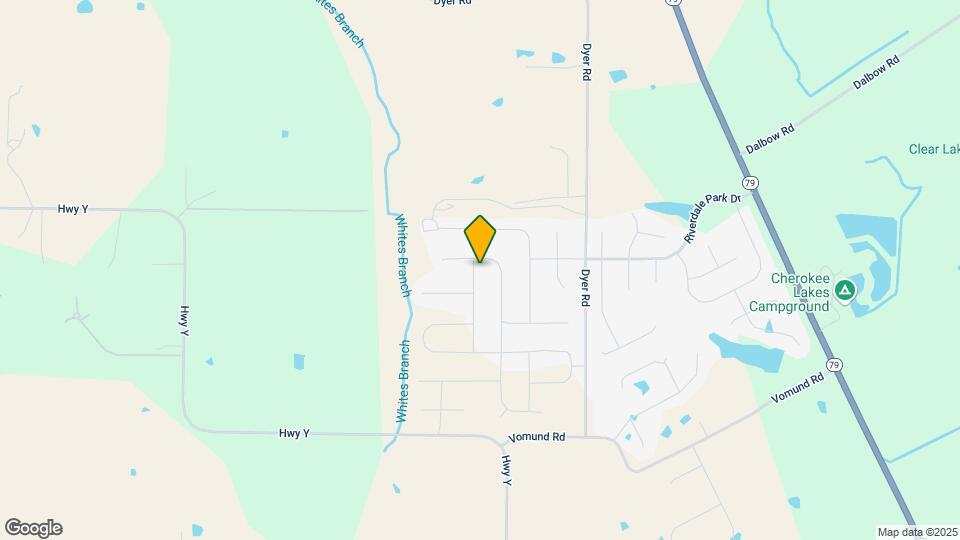 1702 Rivercroft Dr Map and Location Details