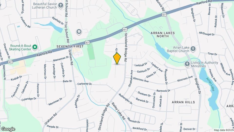 6505 Elkins Dr Map and Location Details
