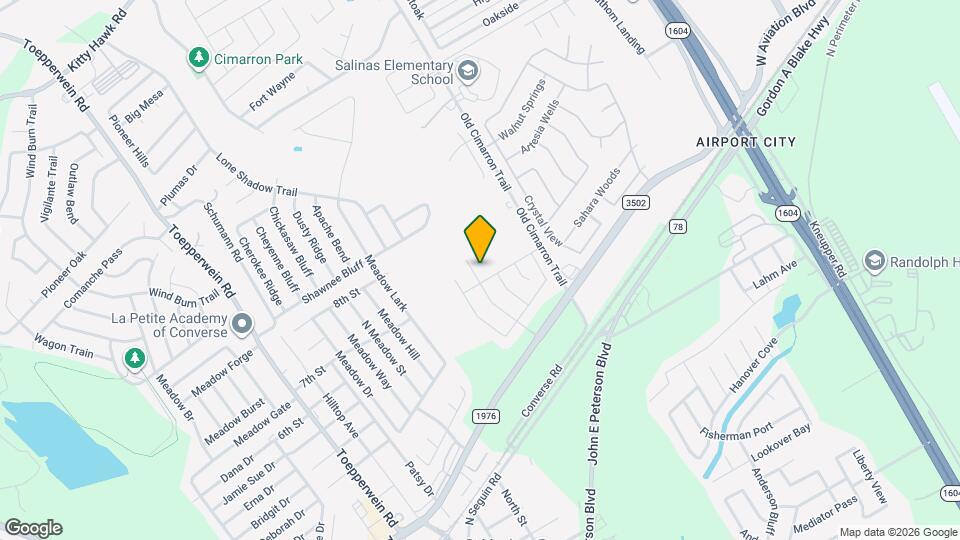 8827 Appaloosa Pass Map and Location Details