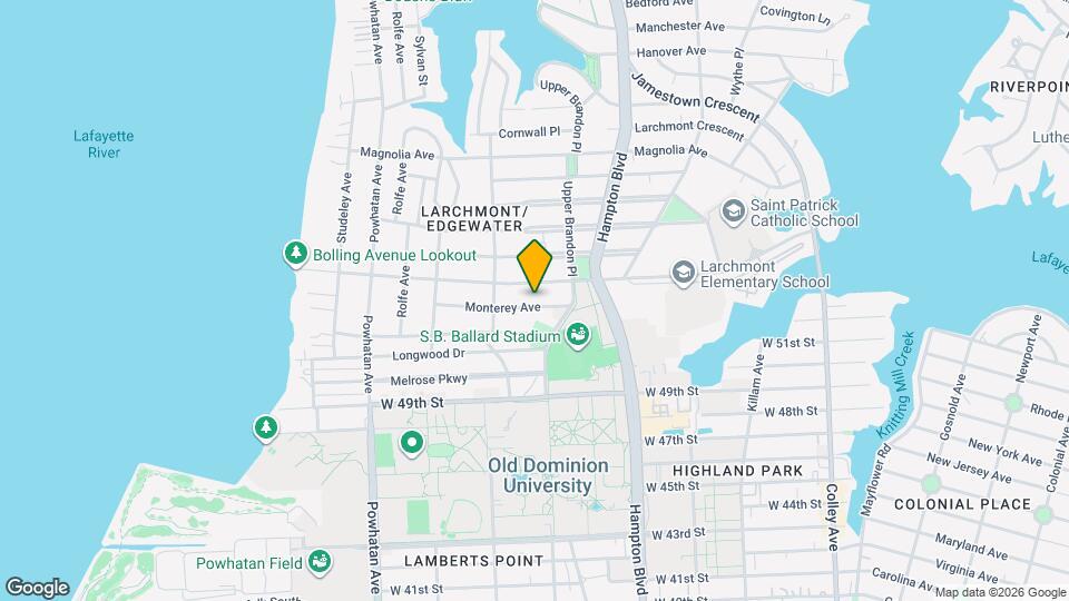 1330 Monterey Ave Mapa y Detalles de la Ubicación