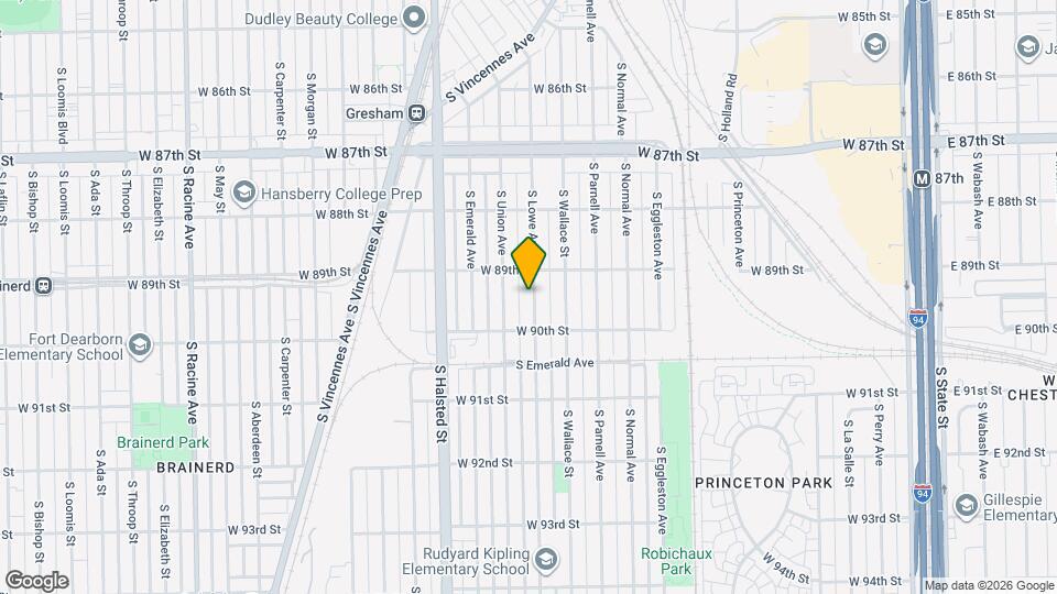 8922 S Lowe Ave Map and Location Details