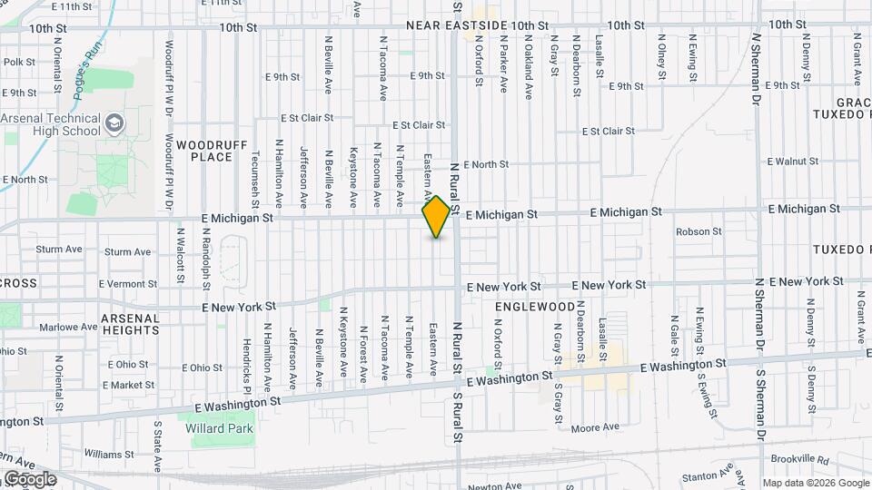423 Eastern Ave Map and Location Details