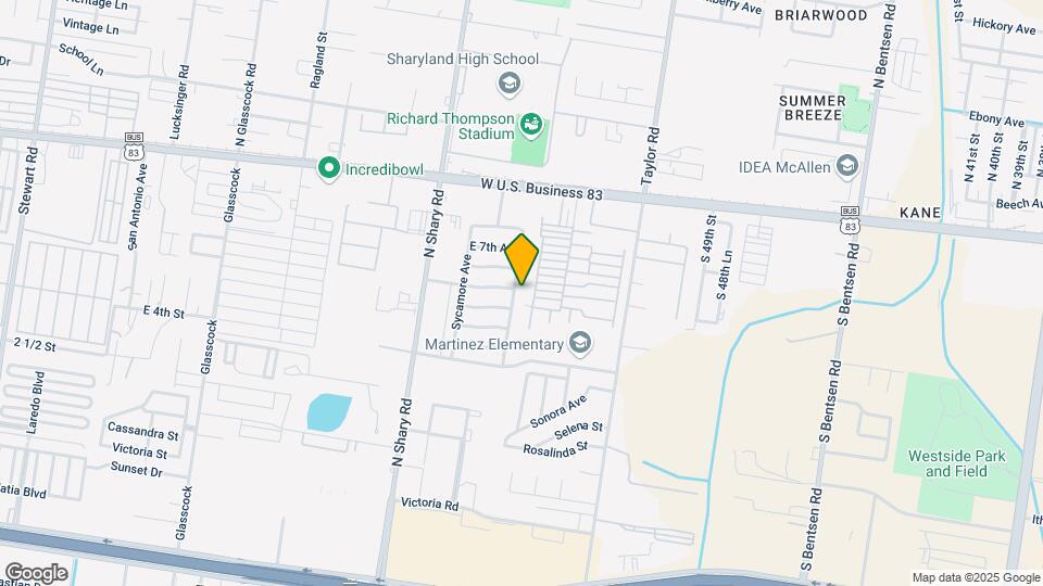 516 Hackberry Ave Map and Location Details