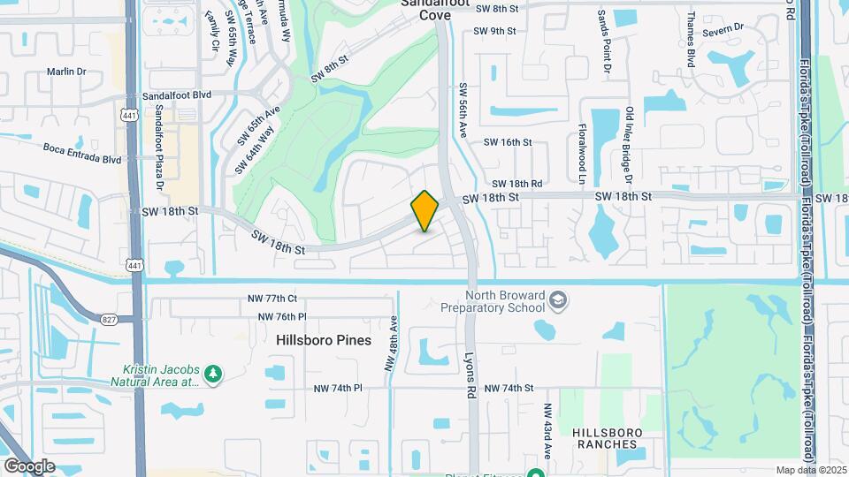 9109 SW 21st St Map and Location Details