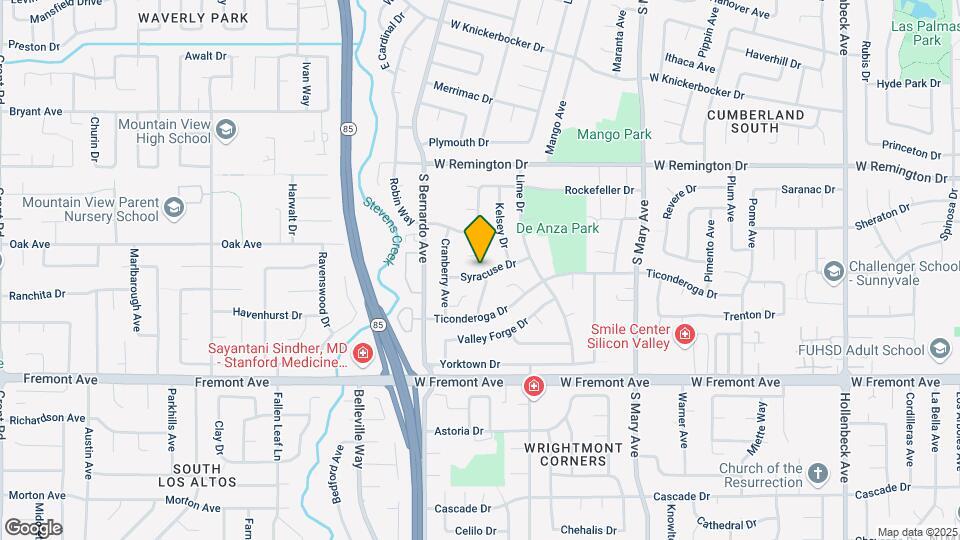 1079 Syracuse Dr Map and Location Details