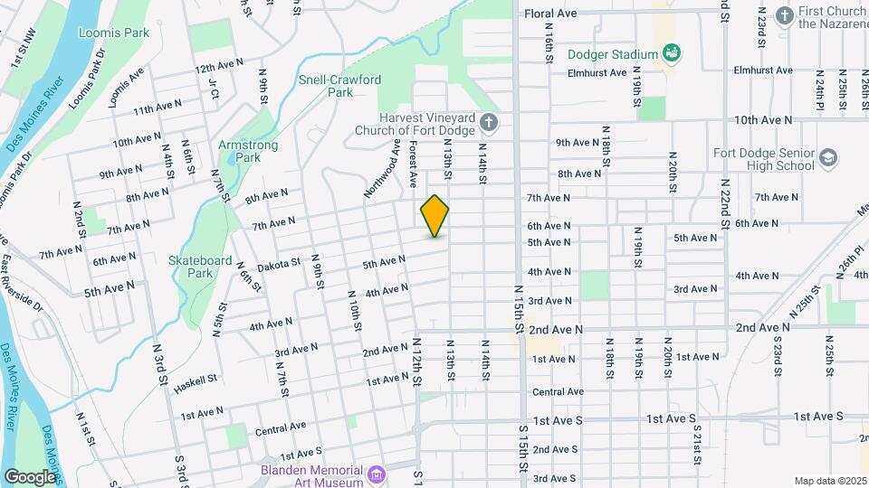 1238 5th Ave N, Unit 1238 1/2 5th Ave North Map and Location Details