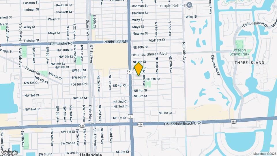 701 NE 5th St Map and Location Details