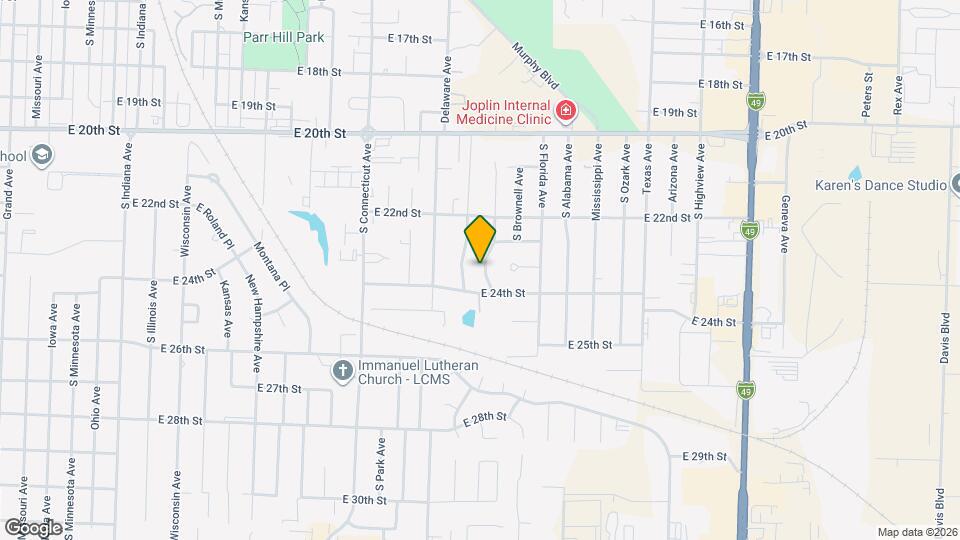 2312 S Patterson Ave Map and Location Details