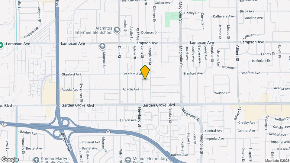 12780 Lorna St Mapa y Detalles de la Ubicación