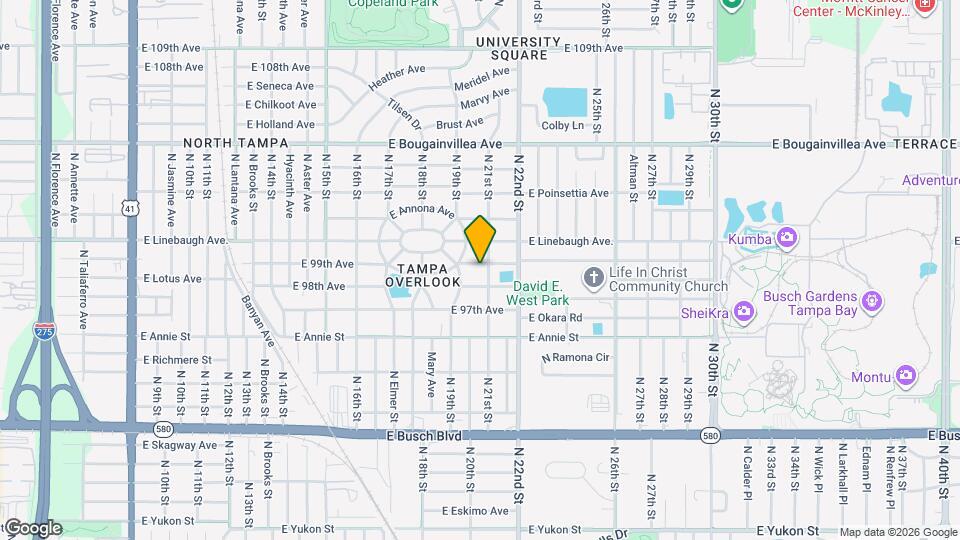 1909 E 99th Ave Mapa y Detalles de la Ubicación