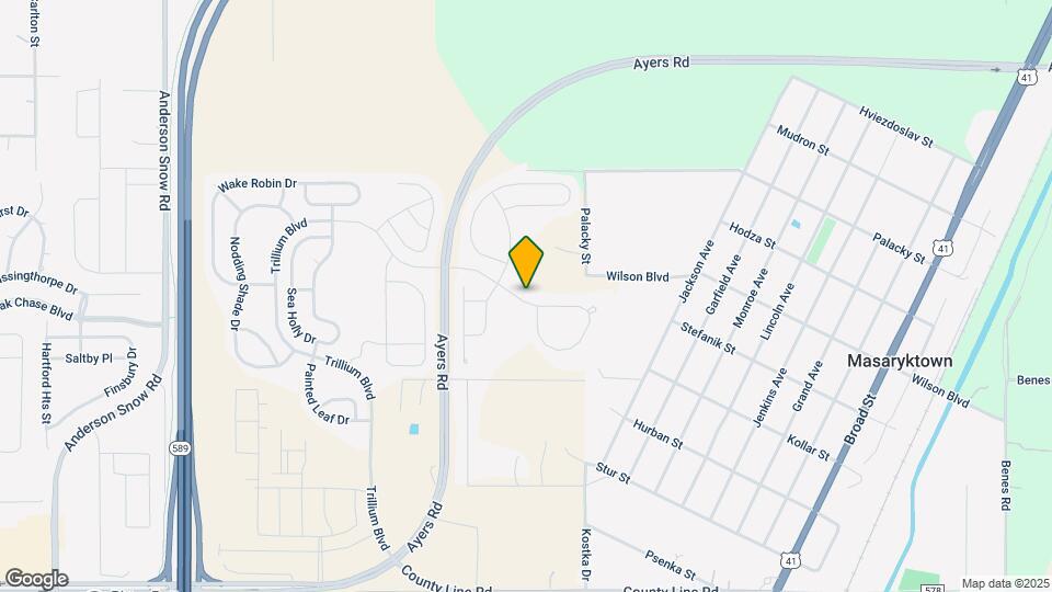 1729 Trillium Blvd Map and Location Details