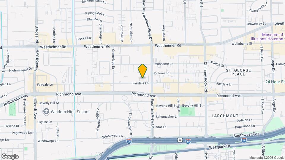 6014 Fairdale Ln Map and Location Details