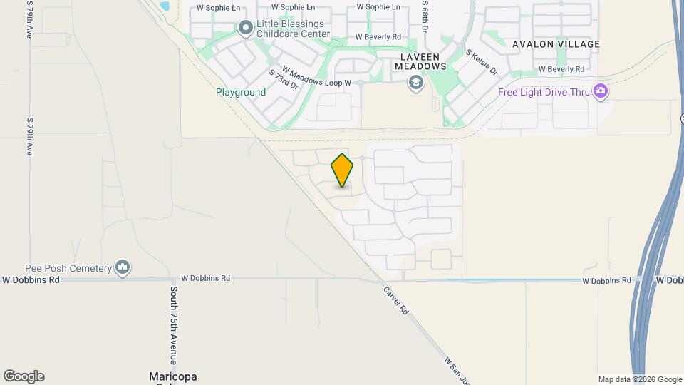 7044 W Desert Dr Map and Location Details