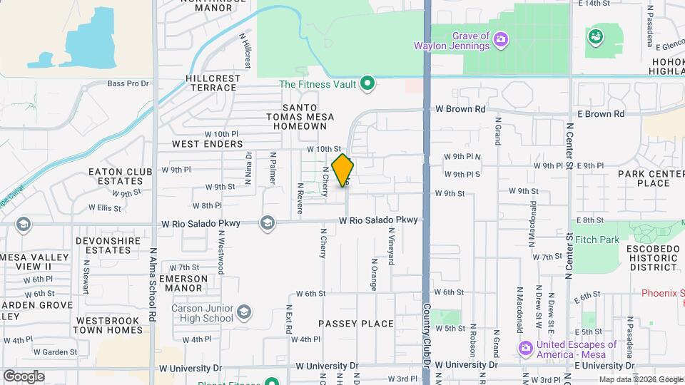 846 N Date Map and Location Details