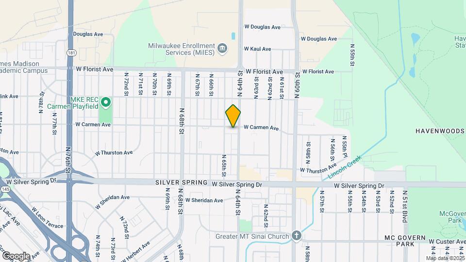 6415 W Carmen Ave Map and Location Details