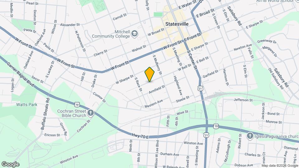 443 W Bell St Map and Location Details