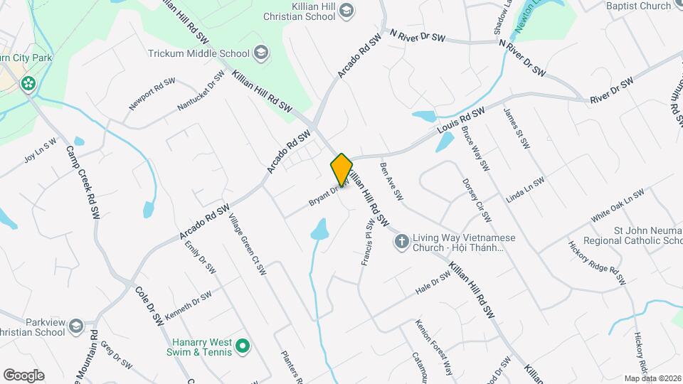 4412 Bryant Dr SW Map and Location Details