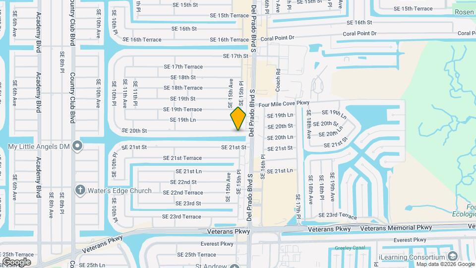 1512 SE 20th St Map and Location Details