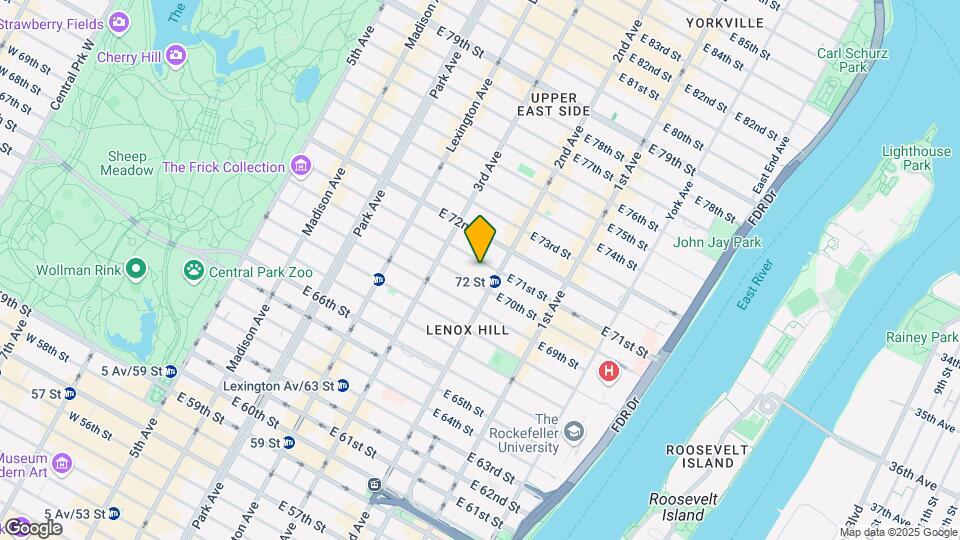 230 E 71st St Map and Location Details