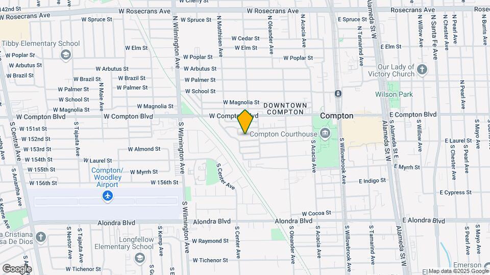 525 W Almond St Map and Location Details