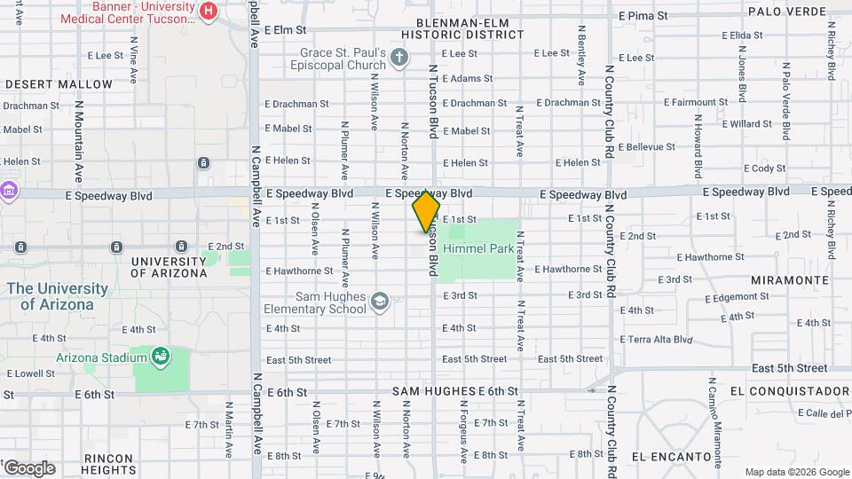 2431 E 2nd St Map and Location Details