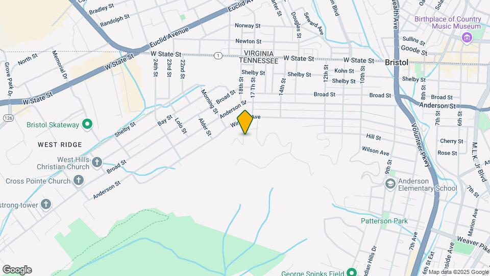 1718 Clifton Rd Map and Location Details