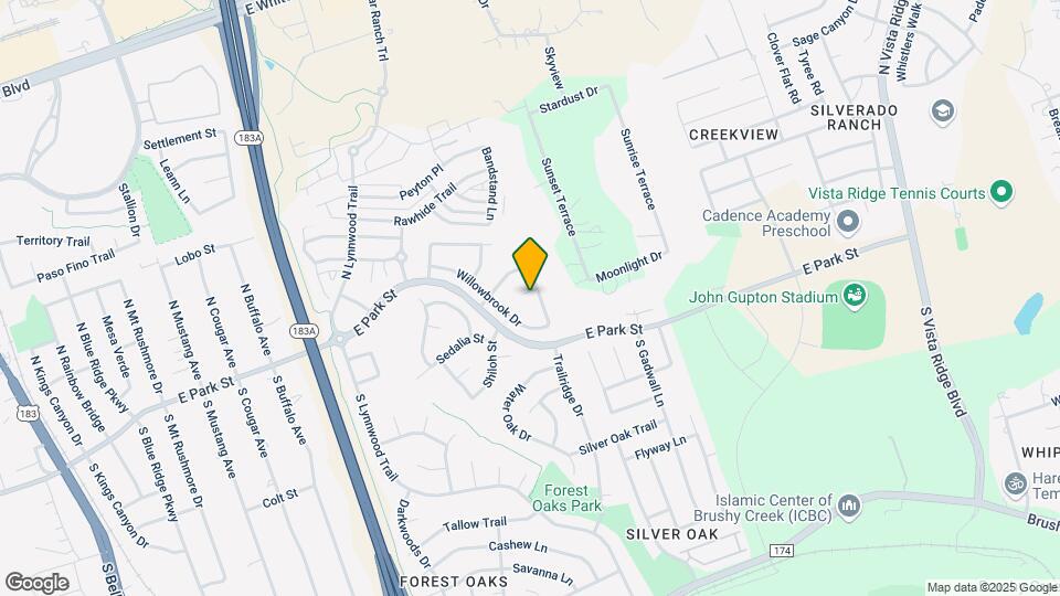 1304 Walnut Cove Map and Location Details