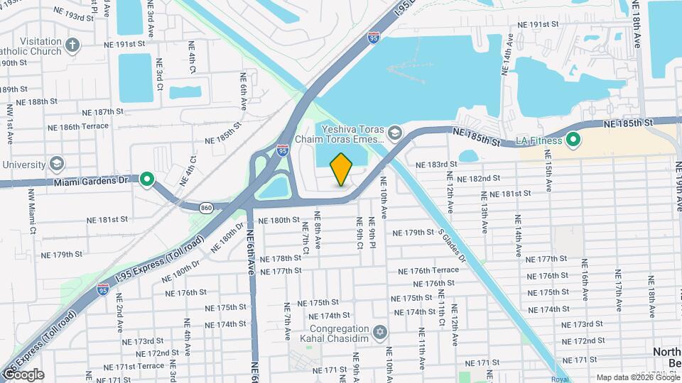 930 NE 182nd St Map and Location Details
