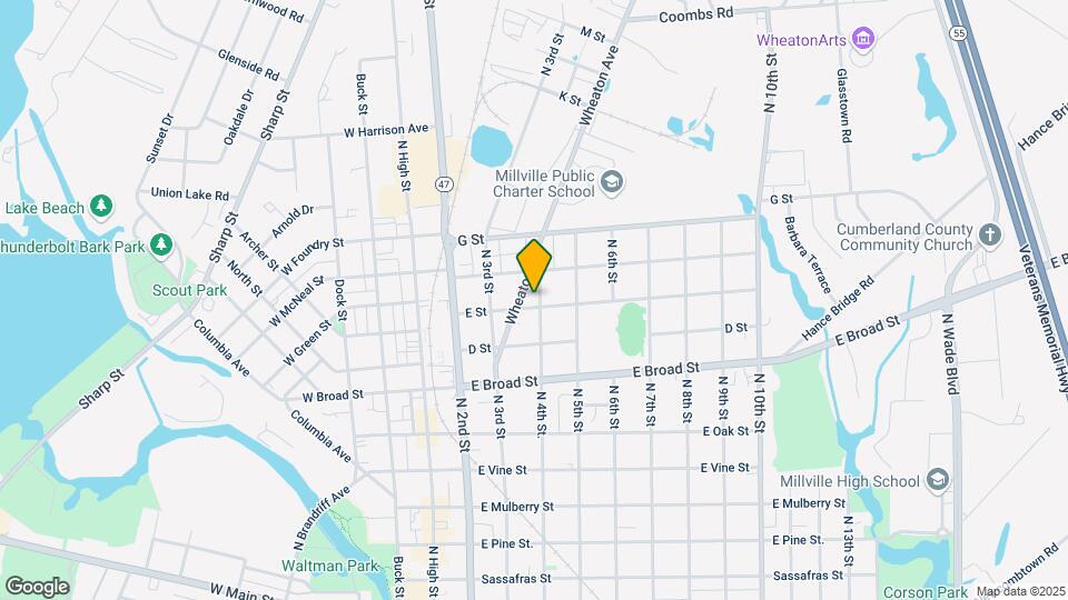 316 E St Map and Location Details
