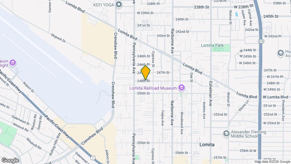 2332 248th St Map and Location Details