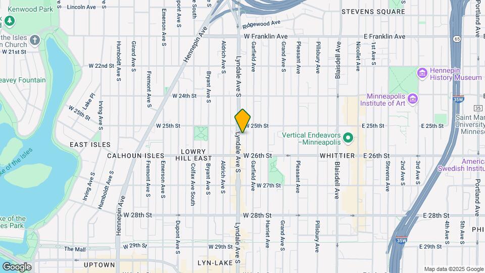 2519 Lyndale Ave S Mapa y Detalles de la Ubicación