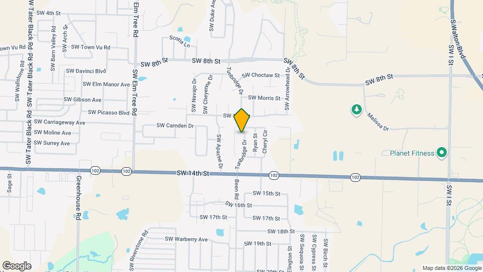 1102 Tunbridge Dr Map and Location Details
