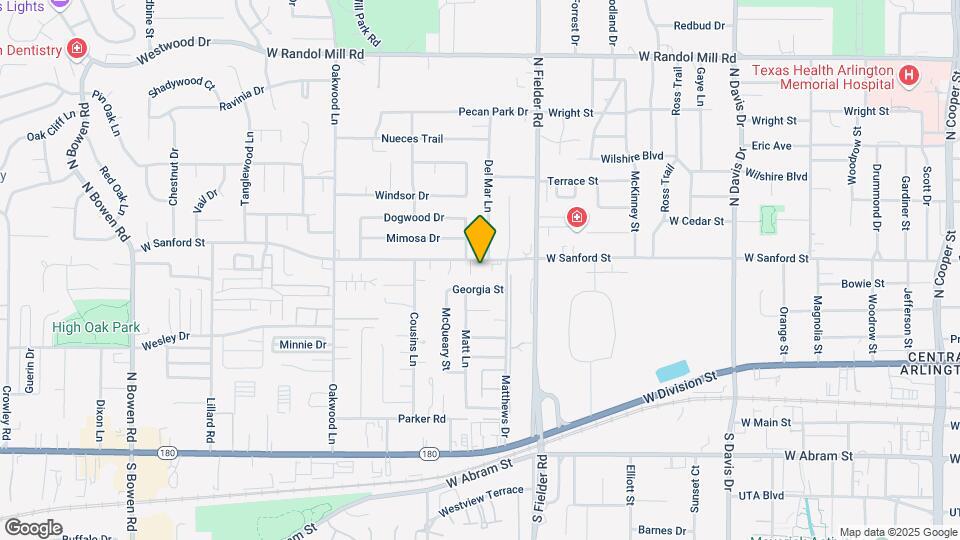 1724 W Sanford St Map and Location Details