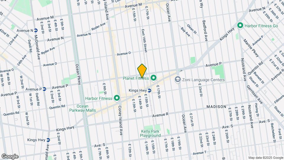 1622 E 15th St Map and Location Details