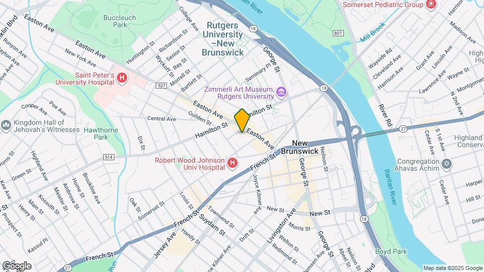 50-52 Easton Ave Map and Location Details