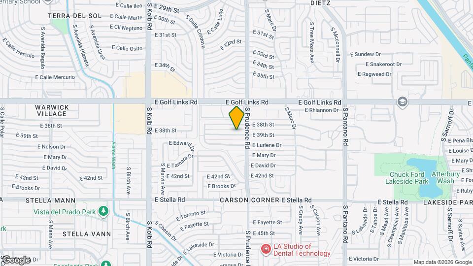 7441 E 39th St Map and Location Details
