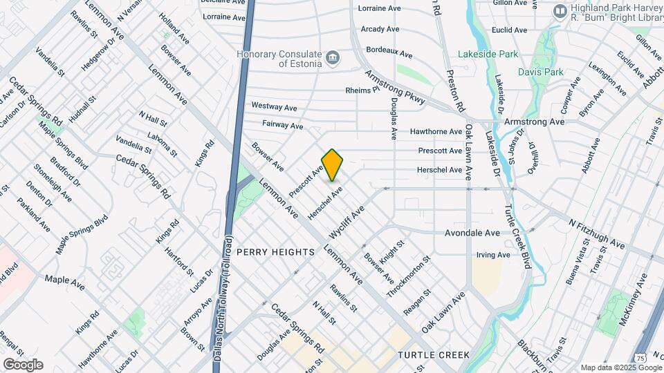 4424 Holland Ave Map and Location Details