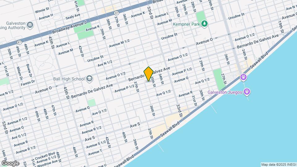 3519 Avenue P 1/2 Map and Location Details