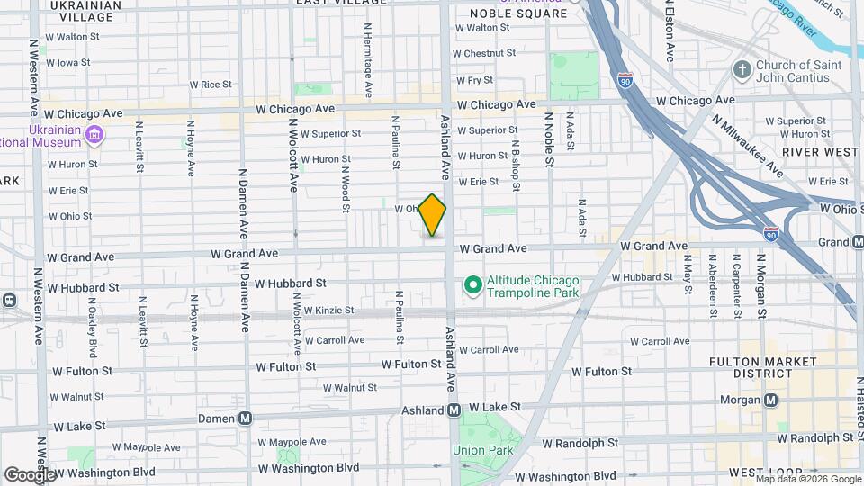 1620 W Grand Ave, Unit 2 Mapa y Detalles de la Ubicación