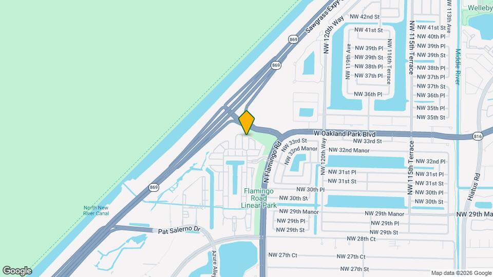 3381 NW 125th Ave Map and Location Details