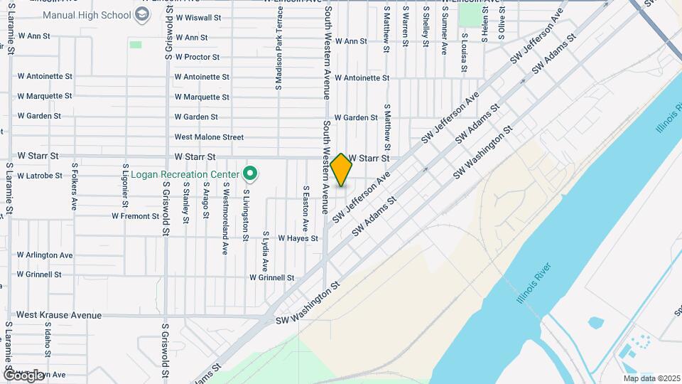 1415 S Greenlawn Ave Map and Location Details